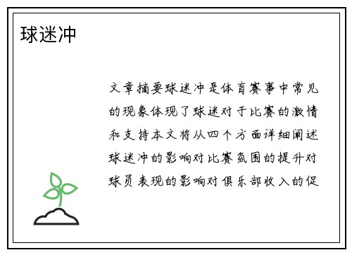 球迷冲